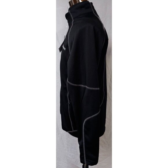 New North End Mens Medium Black Gravity Performance Full Zip Fleece Jacket - Picture 8 of 16